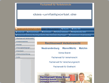 Tablet Screenshot of das-unfallportal.de